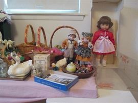 New in Box doll, with more ceramics