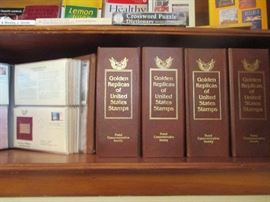 Five Albums of USPS First Day Covers with Embossed Gold Replicas