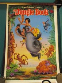 Walt Disney the Jungle Book Movie Poster, 40" X 28",  PRINTED ON BOTH SIDES !!