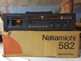 Nakamichi 582 Discrete Head Cassette Deck with Remote control 