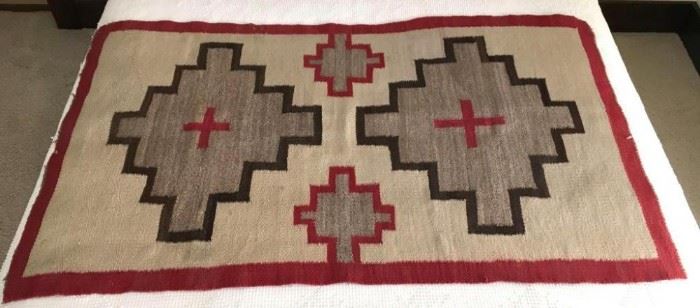 Navajo Hand Woven Saddle Blanket
