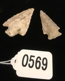 Lot of 2 Arrow Heads