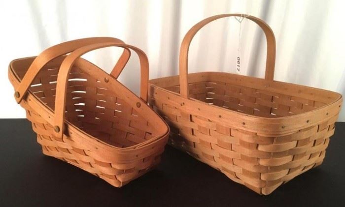 Lot of 2 Longaberger Baskets