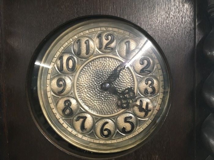 German Tall Case Clock detail 