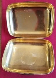 14K Gold Small Container for Louis Vuitton Suitcase 