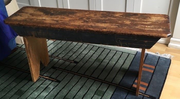 Bench Coffee Table 3 ft 6 in wide x 1 ft deep x 1 ft 8 in tall