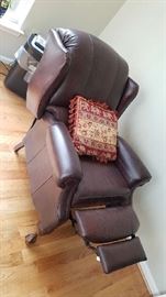 wing back chair recliner