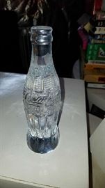 crystal coca-cola bottles