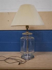 vintage glass lamp