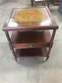 vintage 3 tier side table