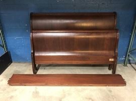 higher end Ethan Allen sleigh bed frame