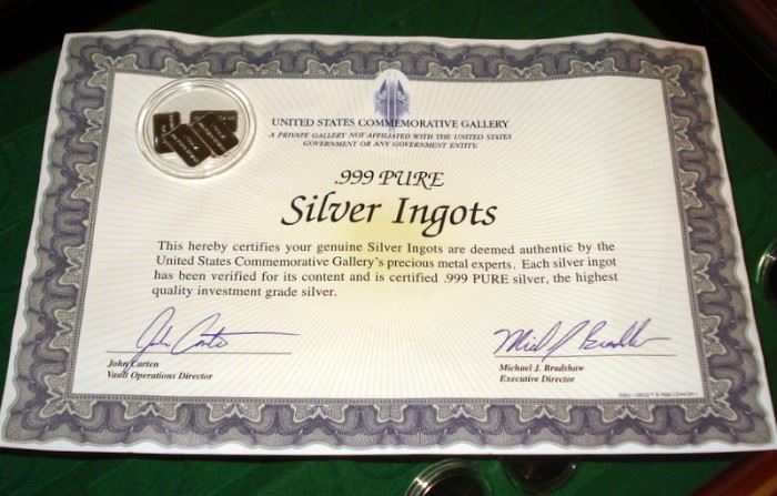 Silver Ingots