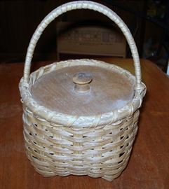 Vintage Covered Basket