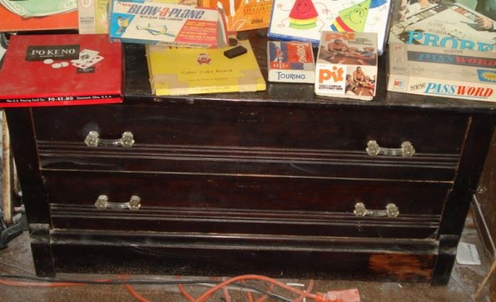 Antique two drawer dresser