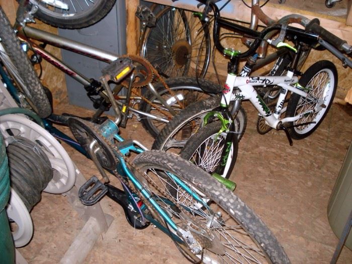 More bikes in the shed
