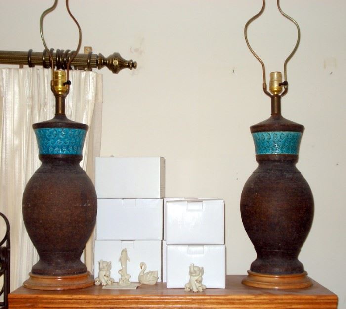 Italian Pottery Lamps