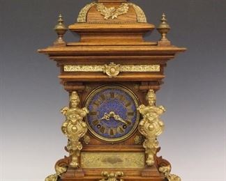 German Bronze mounted Bracket clock