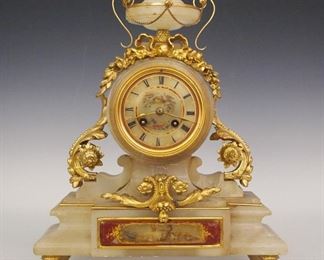 Japy Freres Onyx Mantle clock