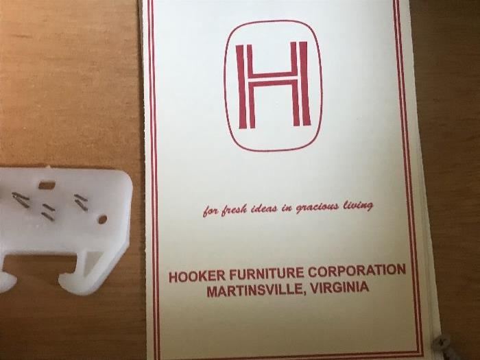 Hooker furniture - wood dresser and mirror