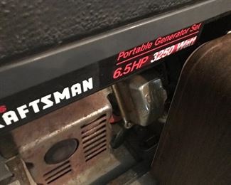 Craftsman Portable Generator 6.5 HP 3250 watt