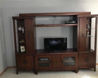 Media storage cabinet (TV not for sale)
