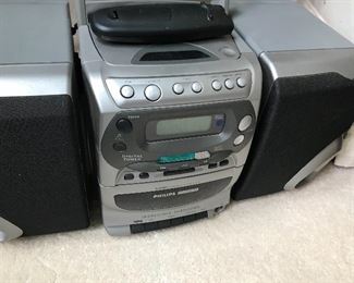 Phillips portable stereo with remote