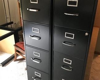 Metal 4 drawer filing cabinets