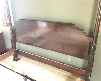 Ethan Allen Queen four poster bed