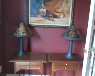 End Tables, Mission Style Lamps