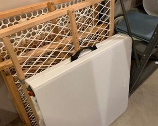 Dog/Baby gates (table not for sale)