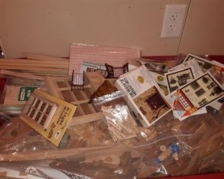 Dollhouse kit and dollhouse furniture