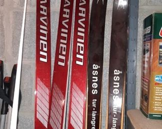 Jarvinen and Asnes Cross Country Skis