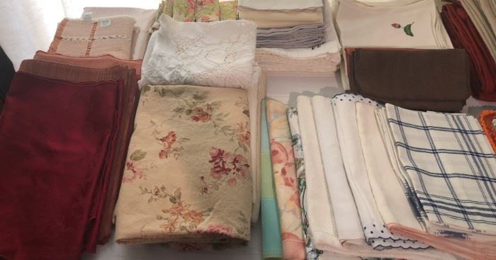 Assorted Linens Vintage and Newer