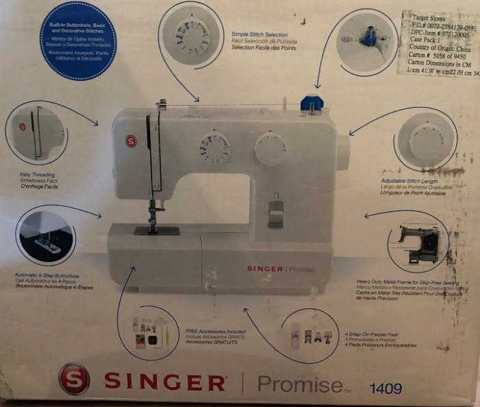 Singer Sewing Machine Promise 1409