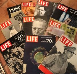 Assorted Vintage  LIFE Magazines