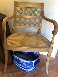 Vintage Caned Chair 