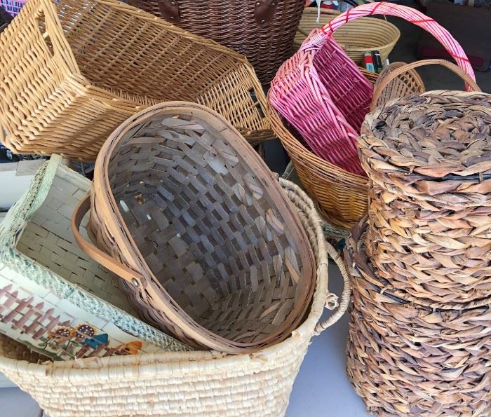 Baskets, baskets and more baskets
