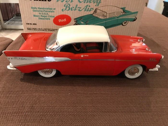 VINTAGE BEAM'S 1957 CHEVY DECANTER -SEALED