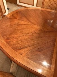 TABLE IS IN PERFECT CONDITION AND HAS ALWAYS HAD THE FULL TABLE PAD ON