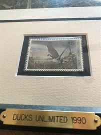 DUCKS UNLIMITED SIGNED PRINT