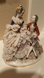 VERY NEARLY EXQUISITE PORCELAIN FIGURINE V0LKSTEDT ACKERMANN & FRITZE EARLY 1880    