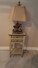 UNIQUE ZEBRA ACCENT TABLE LAMP. ALL HAND PAINTED  REALLY UNIQUE AND CUTE ALL HAND PAINTED ZEBRA LAMP. THIS LAMP WILL GIVE YOUR HOME AN EXOTIC FLAIR.