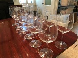 Loads of Waterford & Riedel crystal 
