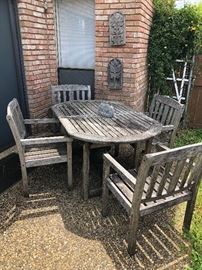 Teak Outdoor Table and chairs