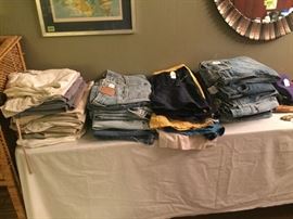 Jeans and shorts...Mens sizes M and L, 34, 36