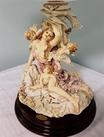 Giuseppe Armani "Girl with Cherubs" #1225 table centerpiece - with original box