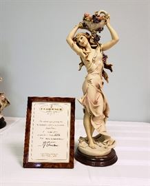 Giuseppe Armani "Lilacs and Roses" #882 - Limited Edition 2371/7500 - includes framed Certificate of Authenticity