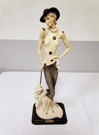 Giuseppe Armani "Lady with Poodle" #2122