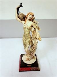 Giuseppe Armani "Lady with Peacock" #876