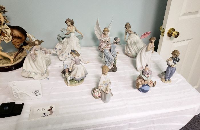 Lladro collection (see the bottom half of the photo gallery for indiviual photos of the figurines)